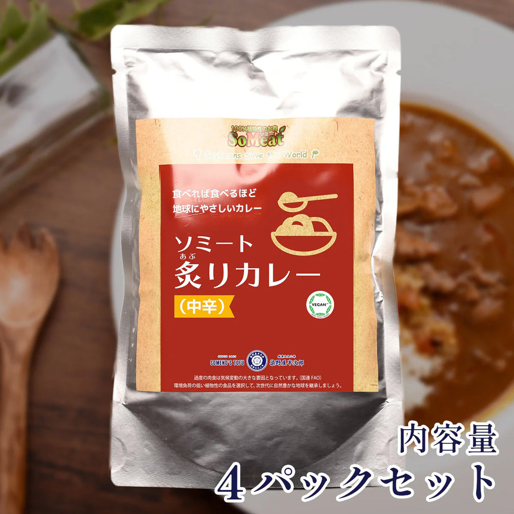 ソミート炙りカレー 4パック 【送料無料】
